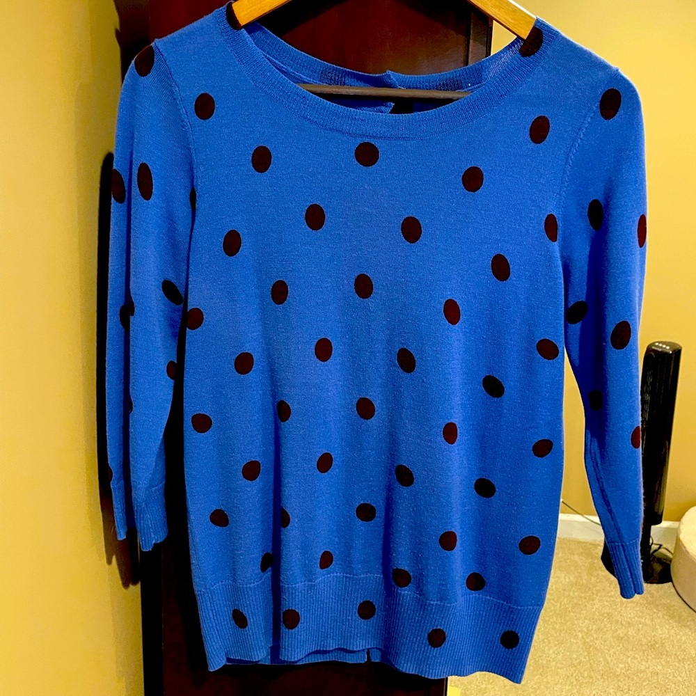 Biden wool sweater with button back